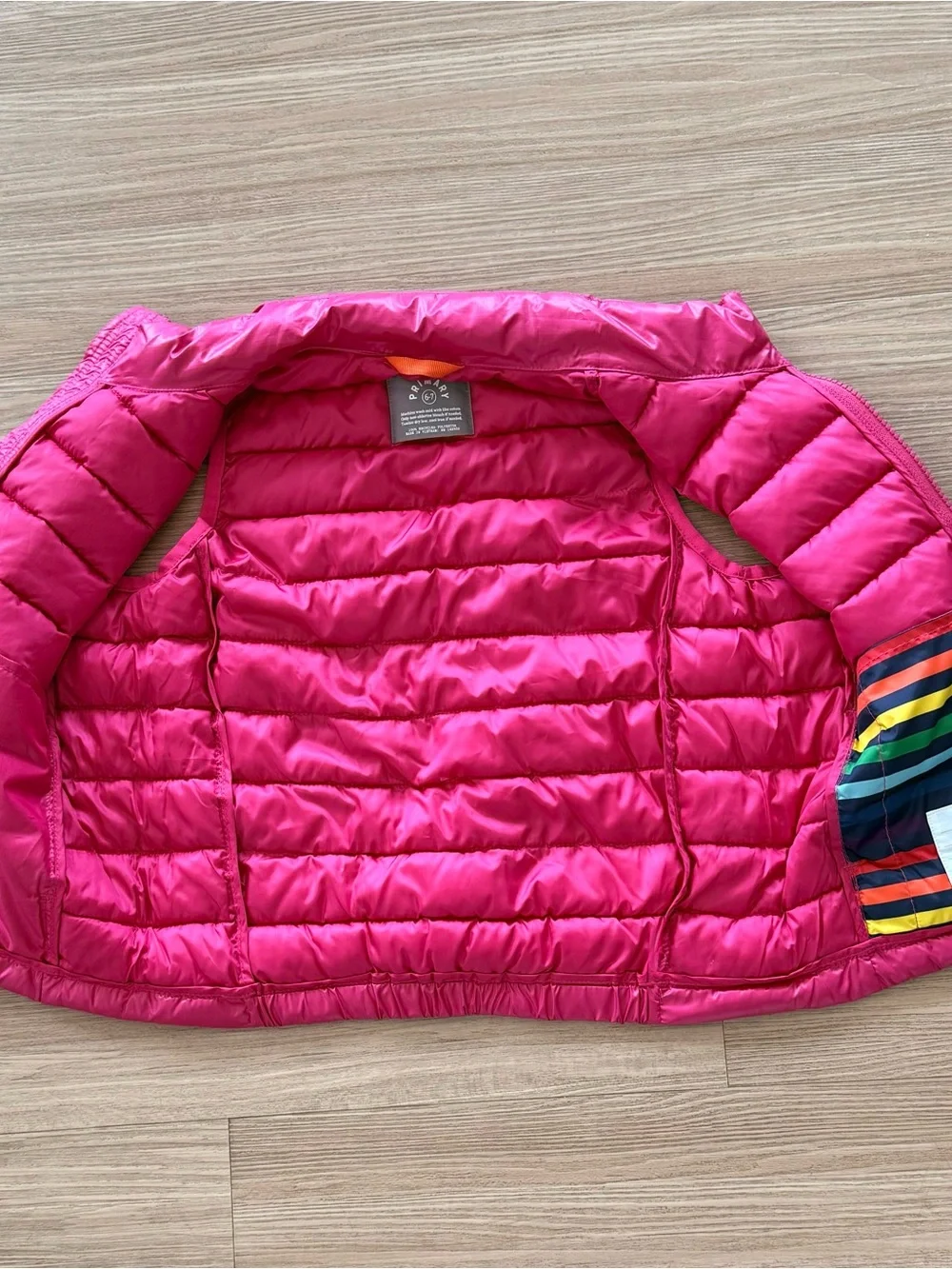 Primary Girls Pink Puffer Vest